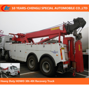 HOWO Heavy Duty 30t-40t camion de récupération